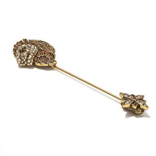 Heidi Daus "Queen of the Jungle" Crystal Stick Pin   8010256