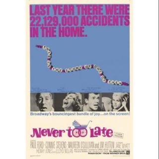 Never Too Late Movie Poster Print (27 x 40)