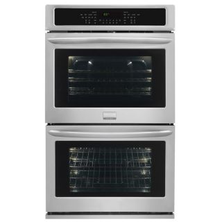 Frigidaire Gallery Convection Single Fan European Element Double Electric Wall Oven (Stainless Steel) (Common: 27 in; Actual: 27 in)