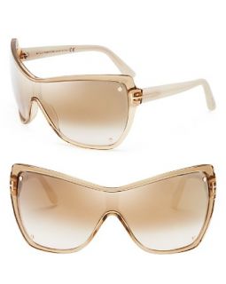 Tom Ford Ekaterina Mirrored Shield Sunglasses