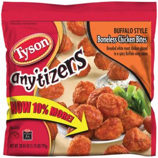 Tyson Any'tizers Buffalo Style Boneless Chicken Bites, 28.05 oz