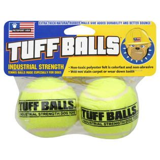 Petsport Tuff Balls, Industrial Strength, 2 balls   Pet Supplies   Dog