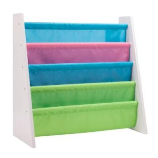 Honey Can Do Itsy Bitsy MDF Freestanding Book Rack in Pastel Colors SHF 05078