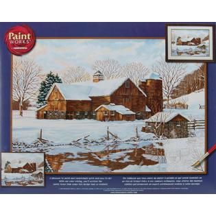 Dimensions Winter Ref Paint By Number   Home   Crafts & Hobbies