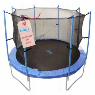 Upper Bounce Trampoline Enclosure Set to Fits 13 ft. Round Frames, for 4 or 8 W Shaped Legs  Set Includes: Net, Poles & Hardware Only UBES138