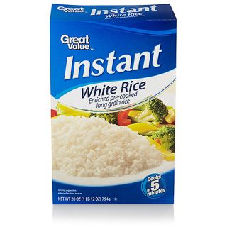 Great Value Instant White Rice, 28 oz
