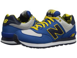 New Balance Classics Ml574 Camping Collection Blue Yellow