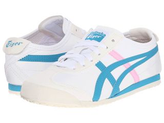 Onitsuka Tiger Kids by Asics Mexico 66 PS (Little Kid) White/Algiers Blue