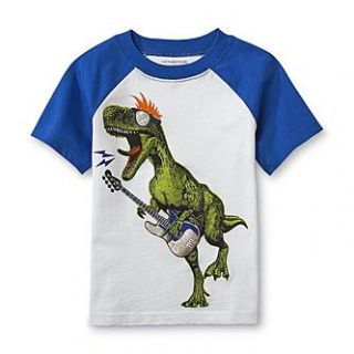 WonderKids Infant & Toddler Boys Raglan Graphic T Shirt   Dinosaur