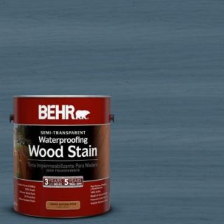 BEHR 1 gal. #ST 107 Wedgewood Semi Transparent Waterproofing Wood Stain 307701