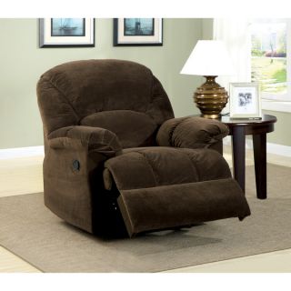 Furniture of America Harper Smooth Cocoa Brown Bella Upholstery