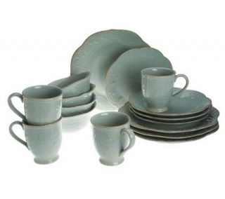 Lenox 16 Piece Service For 4 French Perle Dinnerware Set —