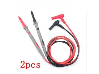 2 Pair Universal Multimeter Probe Test Leads Pin Wire Pen Cable For Digital Meter 10A