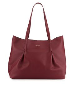 Nina Ricci Ondine Calf Tote Bag, Bordeaux