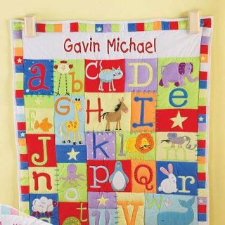 Personalized Baby Alphabet Quilt