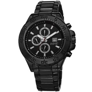 August Steiner Mens Quartz Multifunction Divers Bracelet Watch