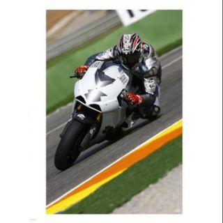 Garry McCoy riding the Ilmor X3 MotoGP Poster Print (18 x 24)