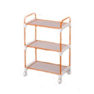 Orange 3 Tier Utility Cart NOR 1002