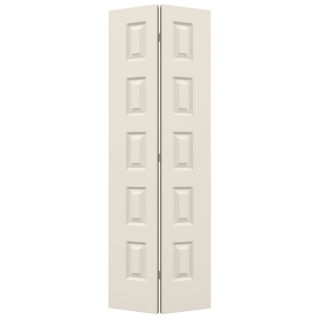 ReliaBilt Hollow Core 5 Panel Equal Bi Fold Closet Interior Door (Common: 24 in x 80 in; Actual: 23.5 in x 79 in)