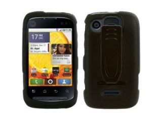 Body Glove Snap On Cover with Belt Clip for Motorola Citrus WX445   Black