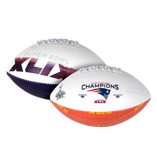 Super Bowl XLIX Champions Full Size Football by Rawlings   Patriots   7715810
