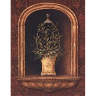 Olive Topiary Niches I   special Poster Print by Pamela Gladding (11 x 14)