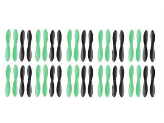 10 x Quantity of Ares Ethos QX 75 Propeller Blades Props Rotor Set Main Blades Black and Green