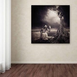 Trademark Fine Art "Is There Anybody Out There" Canvas Art by Erik Brede