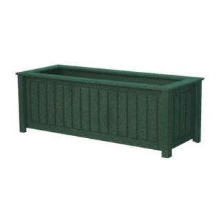 Eagle One North Hampton 34 in. x 12 in. Green Recycled Plastic Commercial Grade Planter Box C49534G