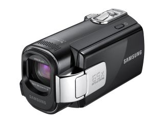 SAMSUNG SMX F44 Black 1/6" CCD 2.7" 230K LCD 52X Optical Zoom 16GB Digital Memory Camcorder