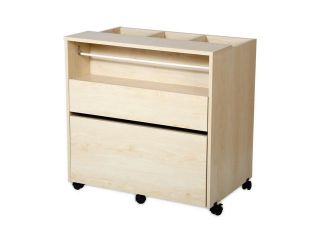 Crea Craft Storage Cabinet on Wheels, Natural Maple by South Shore