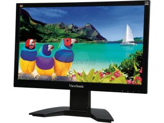 Refurbished: ViewSonic VA1912 LED Black 18.5" 5ms Widescreen LED Backlight LCD Monitor 250 cd/m2 DCR 10,000,000:1 (1000:1)