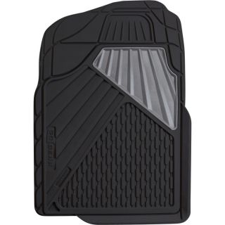 GoGear Rubber Floor Mat Set — 4-Pc. Set, Black, Mid-Size Vehicles, Model# 79100  Floor Mats