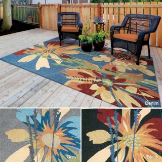 Rug Squared Melbourne Floral Indoor/Outdoor Area Rug (8 x 106)