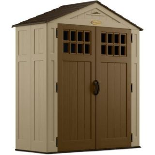 Suncast 6' x 3' Blow Molded Shed, Taupe