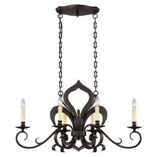 Illumine 6 Light Oval Chandelier Tierra De Sienna Finish CLI SH202852329