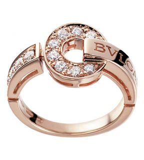BVLGARI   BVLGARI BVLGARI 18ct pink gold and diamond ring