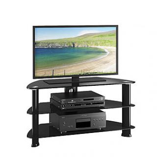 CorLiving Laguna Satin Black TV Stand, for TVs up to 50   Home