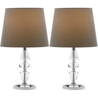 Safavieh Crescendo Tiered 15'' H Table Lamp with Empire Shade (Set of 2)
