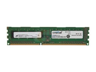 Crucial 2GB 240 Pin DDR3 SDRAM DDR3 1066 (PC3 8500) Desktop Memory Model CT25664BA1067