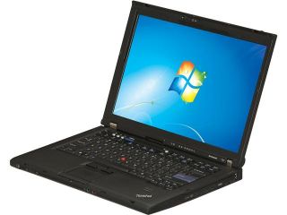 Refurbished: ThinkPad Laptop T Series T61 Intel Core 2 Duo 2.00 GHz 2 GB Memory 120 GB HDD VGA: Yes 14.1" Windows 7 Professional