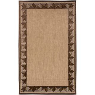 apartment AH Bavaria Machine Made Border Indoor/Outdoor Area Rug, Espresso