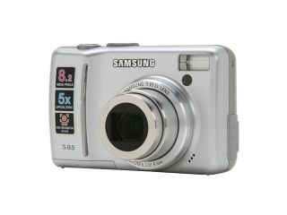 SAMSUNG S85 Silver 8.2 MP 5X Optical Zoom Digital Camera