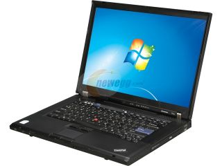 Refurbished: Lenovo Laptop T61P Intel Core 2 Duo 2.00 GHz 4 GB Memory 80 GB HDD 15.4" Windows 7 Home Premium