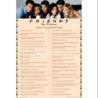 Friends   Things I've Learned Poster Print (36 X 24)