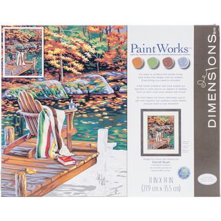Paint By Number Kit 12inX16inAl Fresco   17633490  