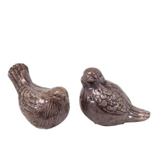 Purple Ceramic Birds (Set of 2)   15774143   Shopping