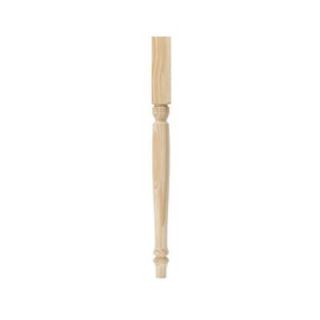Waddell 2921 29 in. Solid Pine Finish Round Furniture Leg 10001534