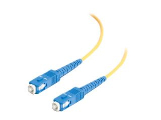 C2G 37130 9.84 ft. Yellow SC/SC Simplex 9/125 Single Mode Fiber Patch Cable