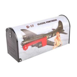 Sainty International Post Mount Flying Fortress Mailbox 25 040